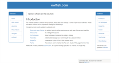 Desktop Screenshot of owlfish.com