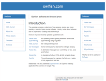 Tablet Screenshot of owlfish.com