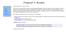 Tablet Screenshot of fishpond.owlfish.com